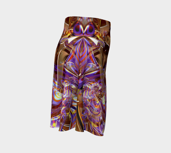 Meltdown High Waist Flare Skirt