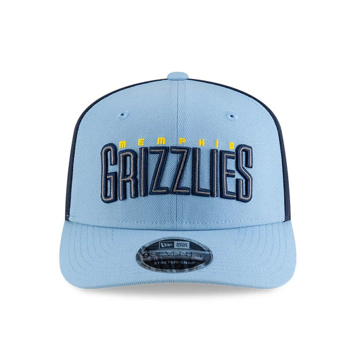 This is a Memphis Grizzlies NBA Statement Pastel Blue 9SEVENTY Stretch Snap Adjustable Cap 3