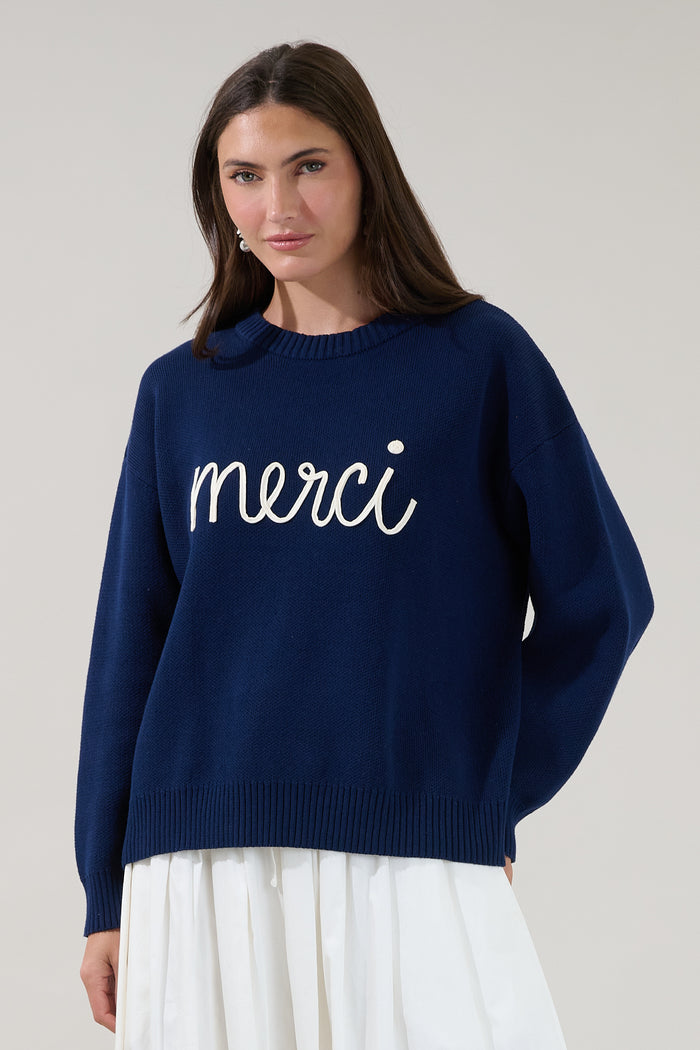 Merci Long Sleeve Sweater