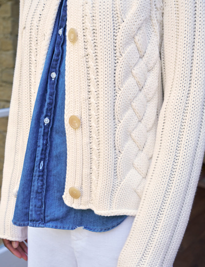 MINI COTSWOLDS Ivory, Pure Italian Cotton