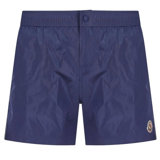 Moncler Navy Blue Nylon Swim Shorts