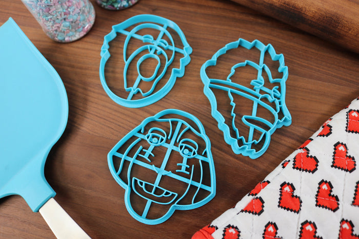 Monkey Memes Cookie Cutters - Harambe, Life Support Monke, Pog Monkey, Shocked Monke, Smiling Monkey - Meme Cookies, Monke Meme