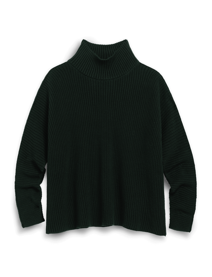 MONTECITO TURTLENECK British Racing Green, Pure Italian Cotton