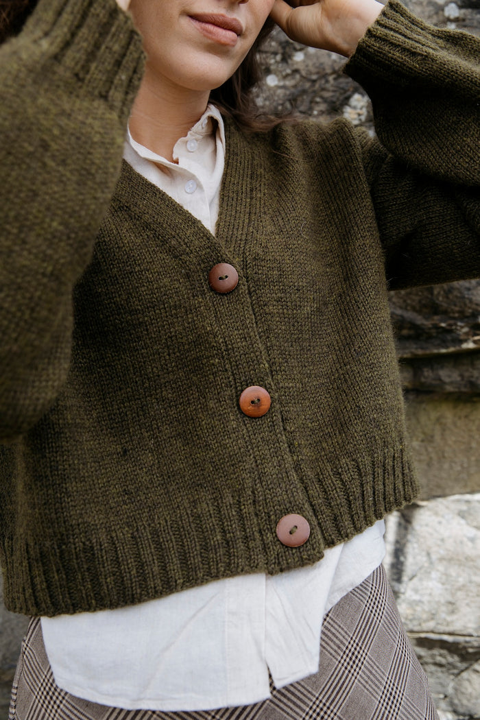 Mosspath Cardigan Knitting Kit