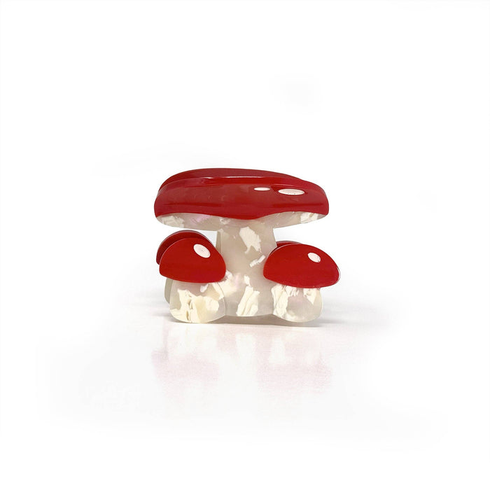 Mushroom Trio Hair Claw Clip – Whimsical & Nature-Inspired
