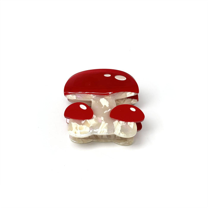 Mushroom Trio Hair Claw Clip – Whimsical & Nature-Inspired