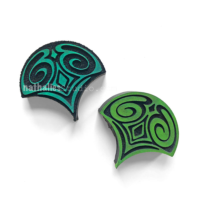 Nathalie Kalbach | Fairview Fan Positive & Negative | Foam Stamps - Set of 2
