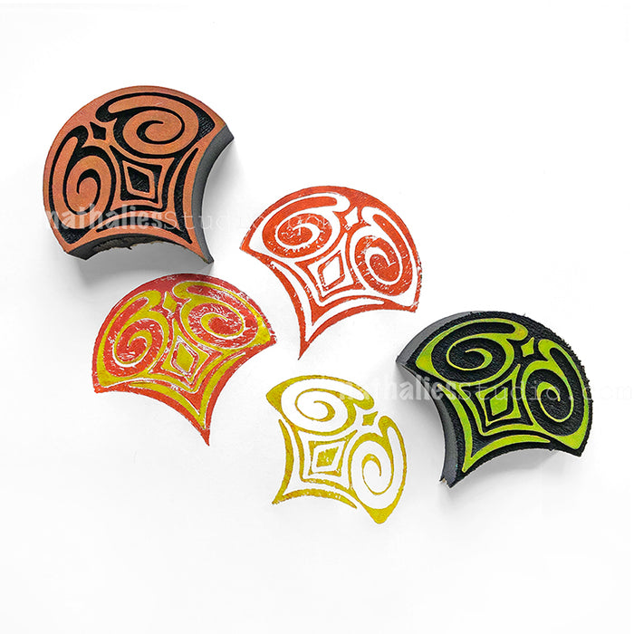 Nathalie Kalbach | Fairview Fan Positive & Negative | Foam Stamps - Set of 2
