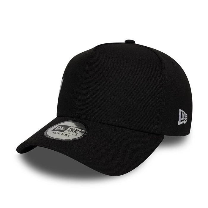 Pictured is this New Era Essential 9FORTY A-Frame cap in black. 4