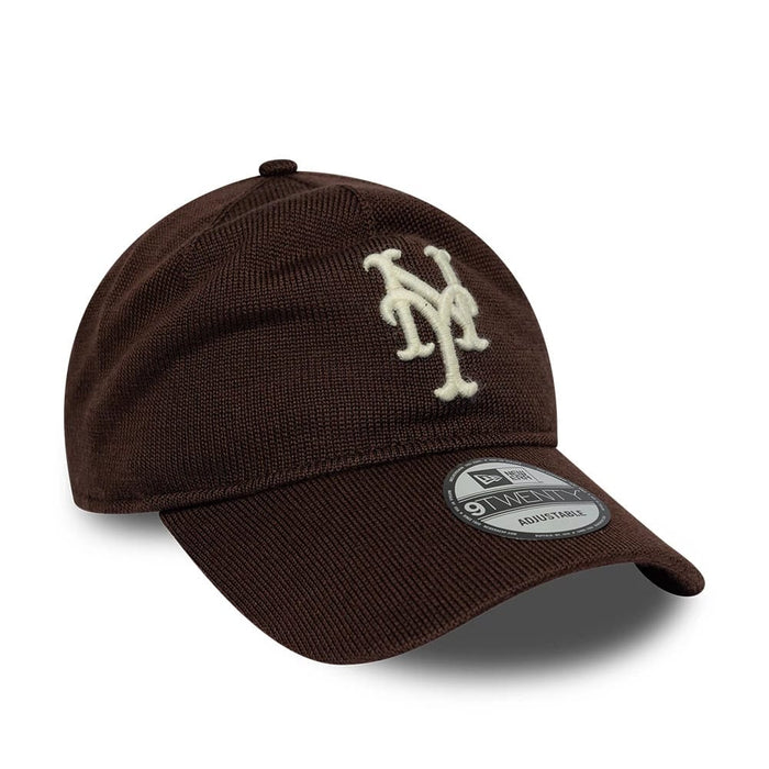 Pictured is this MLB Merino Wool New York Mets 9TWENTY cap in dark brown. 3