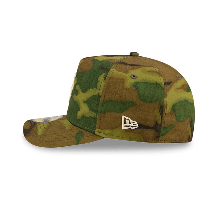 Pictured is this MLB Ripstop New York Mets 59FORTY A-Frame Fitted cap in camo. 6