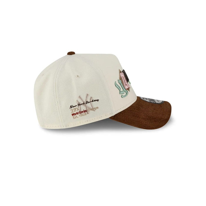 Pictured is this MLB DIY Note New York Yankees 9FORTY A-Frame cap in cream. 6