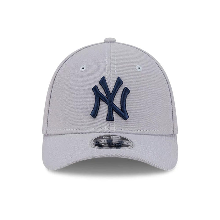 Pictured is this MLB New York Yankees 39THIRTY M-Crown Stretch Fit cap in grey. 2