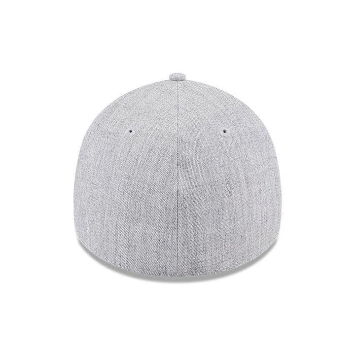 Pictured is this MLB Heather New York Yankees 39THIRTY Stretch Fit cap in grey. 6
