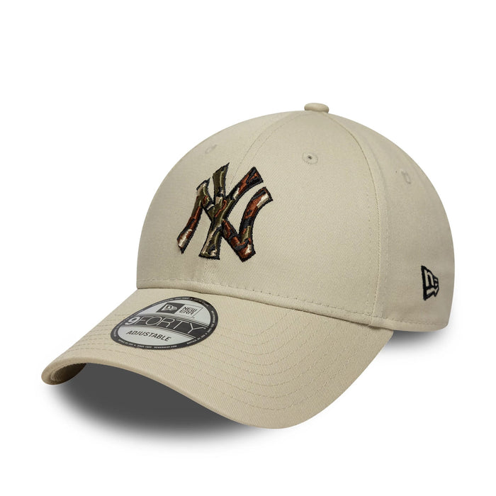 Pictured is this MLB Outline Camo New York Yankees 9FORTY in Cream. 1
