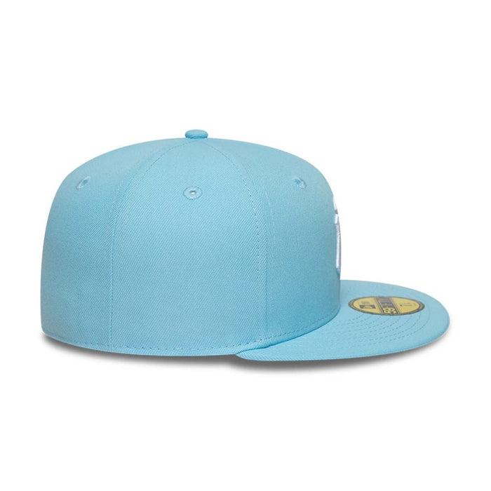 This is a New York Yankees MLB Pastel Blue 59FIFTY Fitted Cap 6