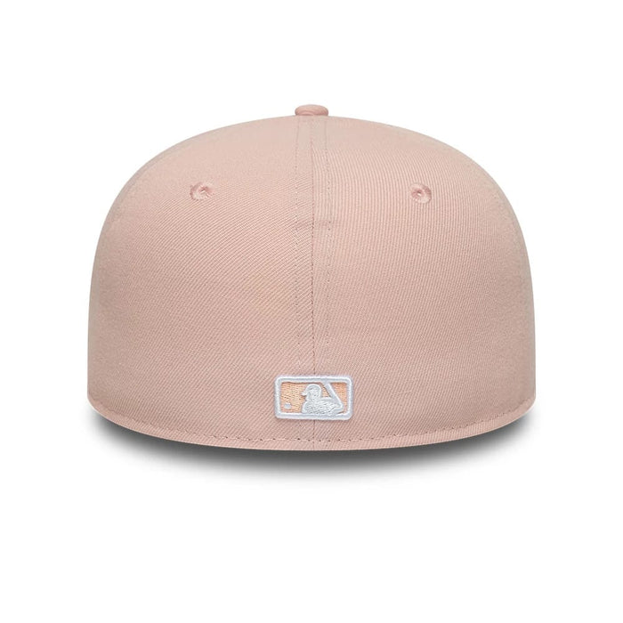 This is a New York Yankees MLB Pastel Pink Low Profile 59FIFTY Fitted Cap 4