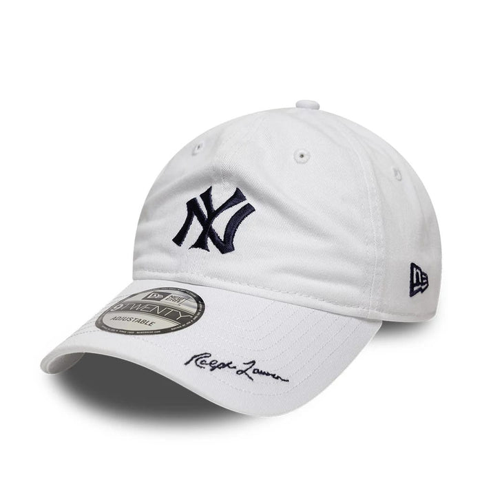 Pictured is this Ralph Lauren X MLB New York Yankees 9TWENTY cap in white. 1