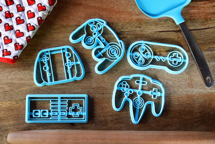 Nintendo Controller Cookie Cutters - Gamecube, Switch, SNES, NES, N64 -VideoGame Controller /  Nintendo Gift