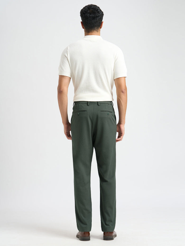 Nylon Blend Regular Fit Pants