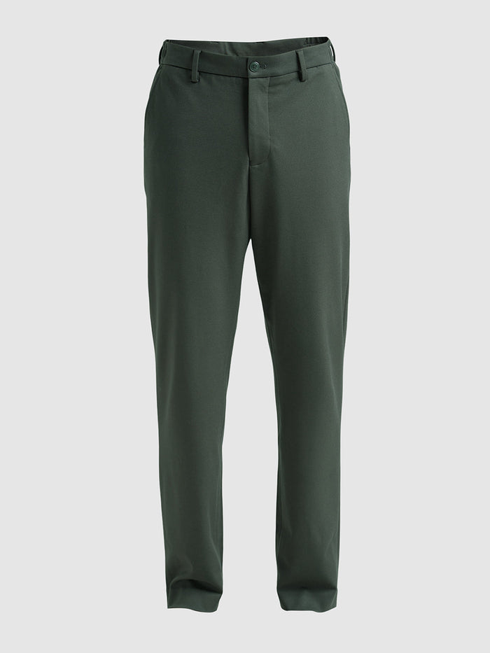 Nylon Blend Regular Fit Pants
