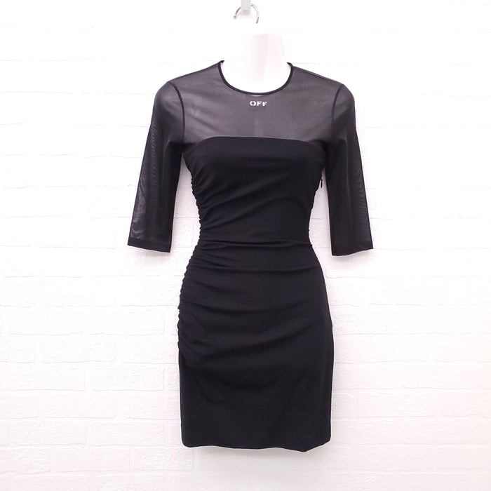 OFF-WHITE LOGO DRESS - SIZE 36