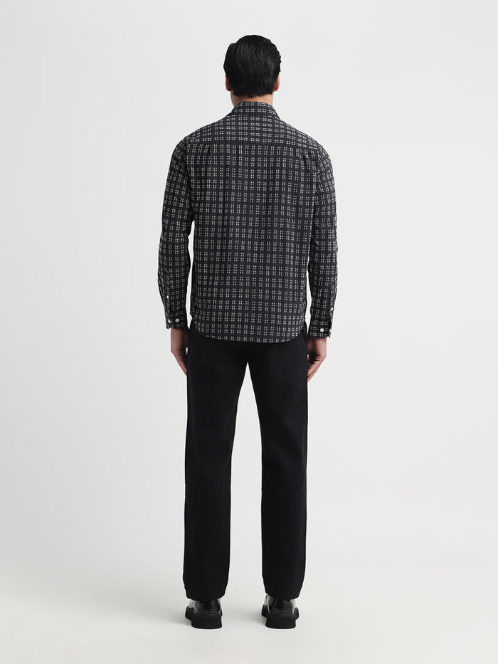 Organic Cotton Dobby Check Shirt