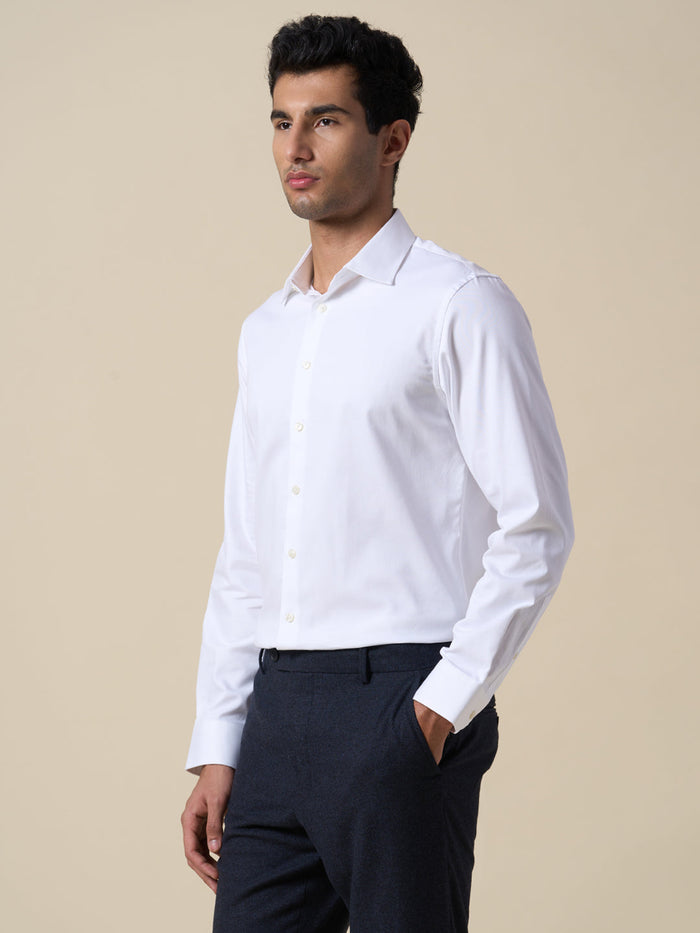 Organic Cotton Stretch Formal Shirt