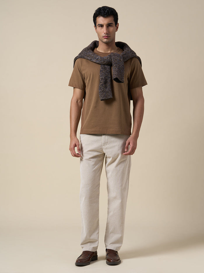 Organic Cotton T-shirt - Brown