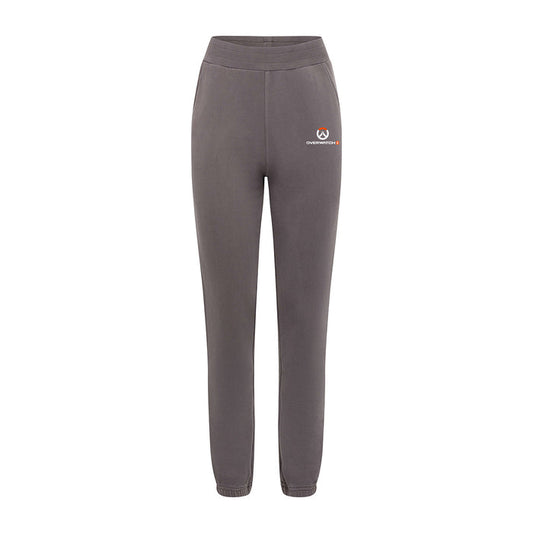Overwatch 2 Women's Grey Logo Sweatpants - Front View