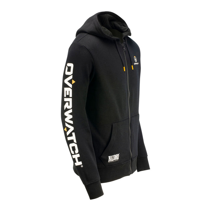 Overwatch Logo Black Zip-Up Hoodie - Right View
