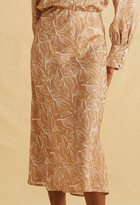 Pastel Bloom Midi Skirts