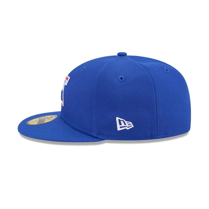 Pictured is this NBA Hardwood Classic Philadelphia 76ers 59FIFTY Fitted cap in blue. 6