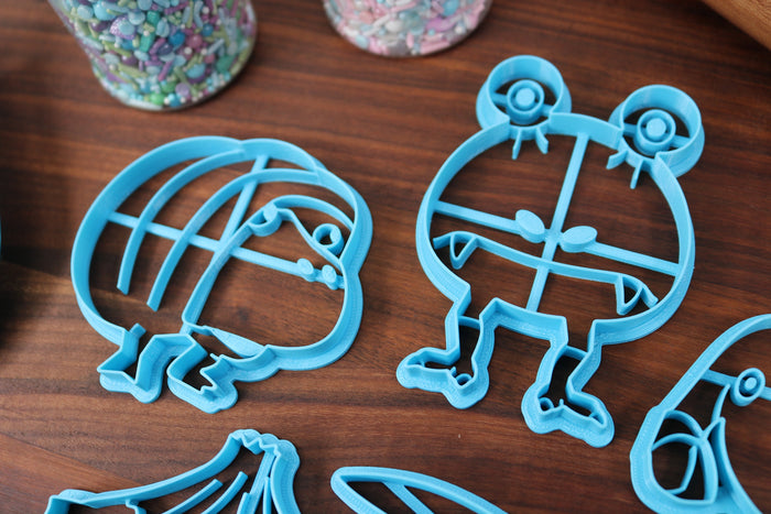 Plant Minions Enemies, Set 1 - Cookie Cutters - Aristocrab, Breadbug, Bulborb, Burrowing Snagret, Mamuta - Tiny Treasure Hunters Cutters
