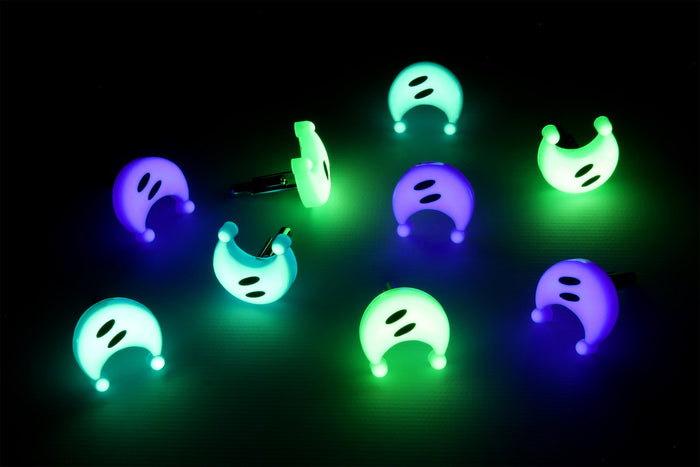 Power Moon Cuffs! Glow in the Dark Cufflinks - Super Mario Odyssey Wedding / Anniversary Cuffs - Nintendo Gift / Mario Gift | CFF1