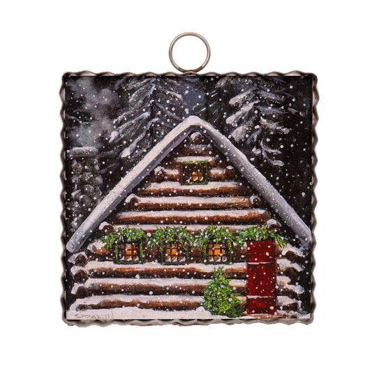 Print Mini Cabin Retreat