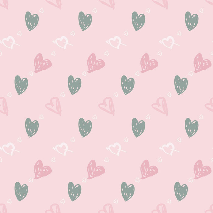 Printed Hearts On Pink Paper Wall Backdrop For Photography Shopbackdrop
