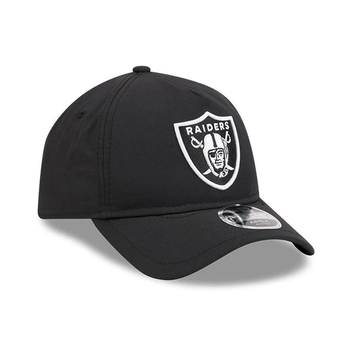 Pictured is this NFL Quickstrike Las Vegas Raiders 9FORTY Apex cap in black. 3
