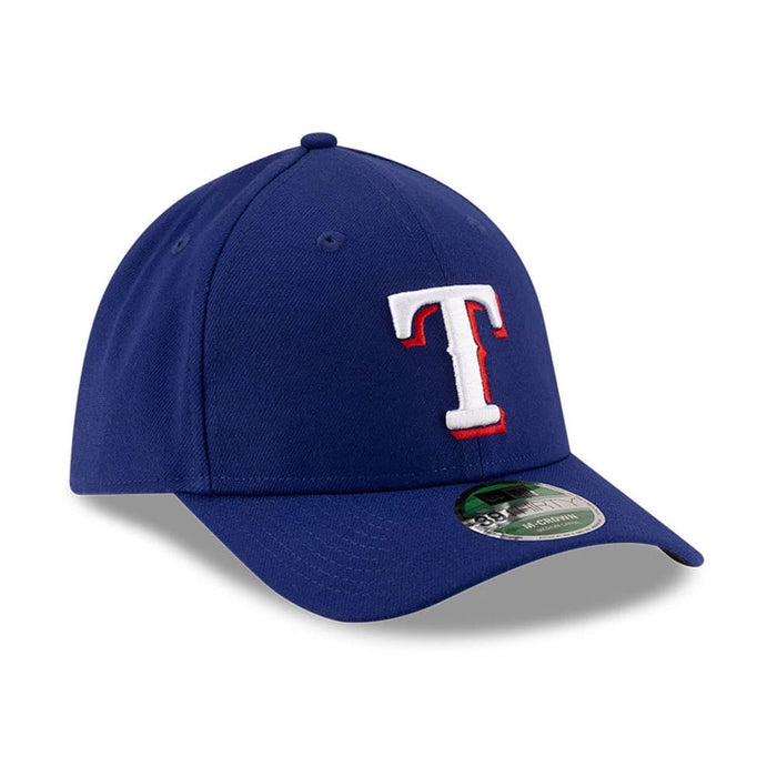 Pictured is this MLB Player Replica Texas Rangers 39THIRTY M-Crown Stretch Fit cap in dark blue. 4