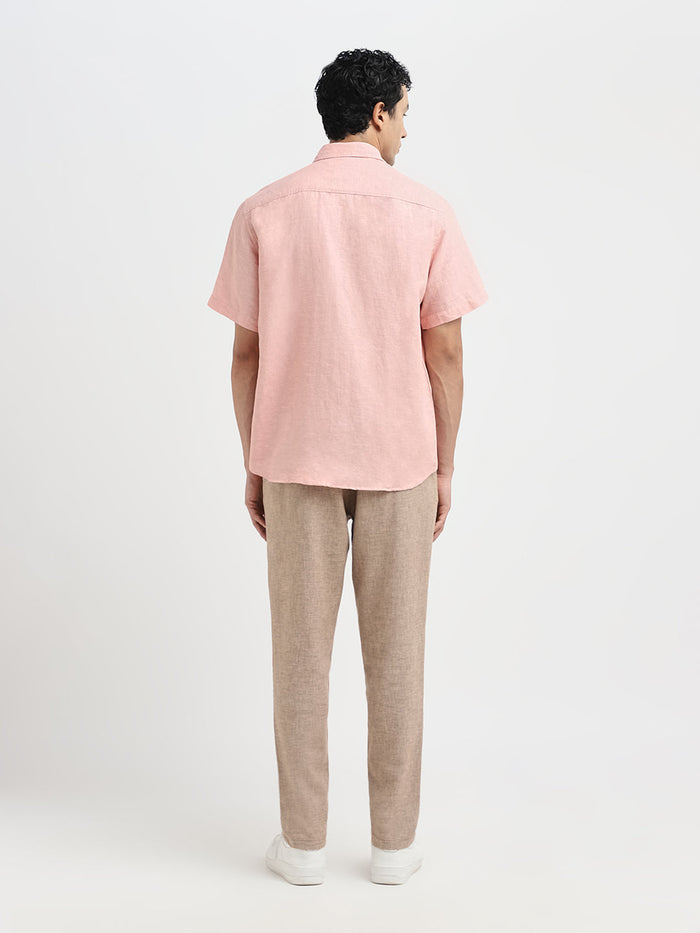 Regular Fit Linen Blend Shirt