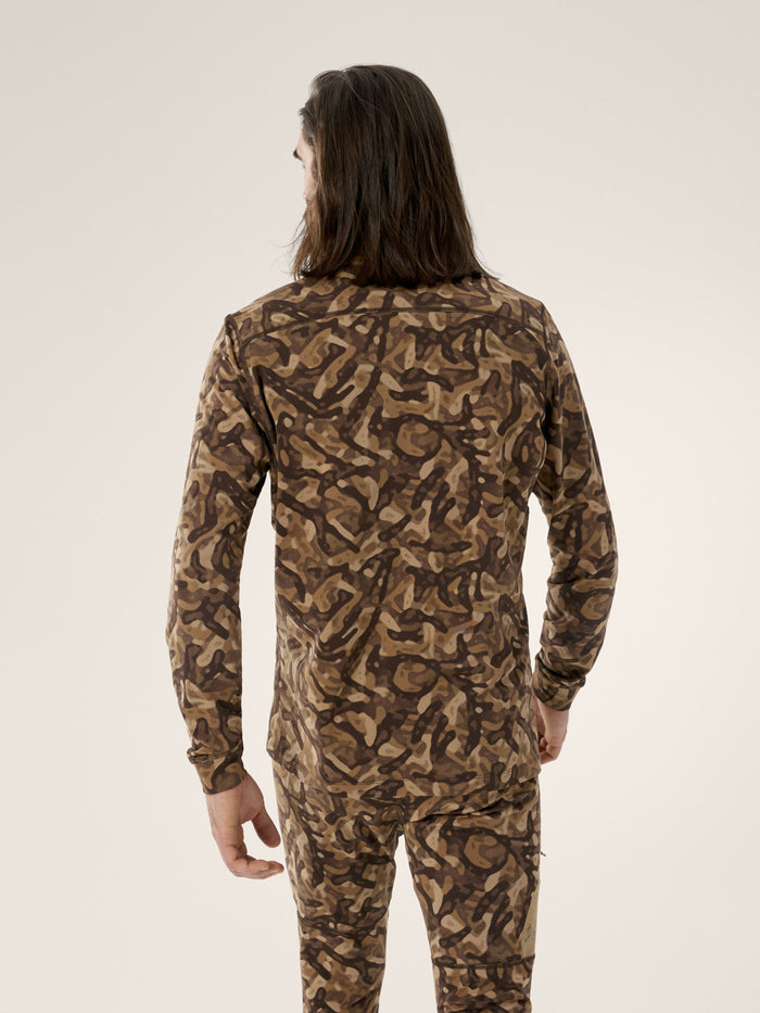 Rho LT Zip Neck Men's - Print