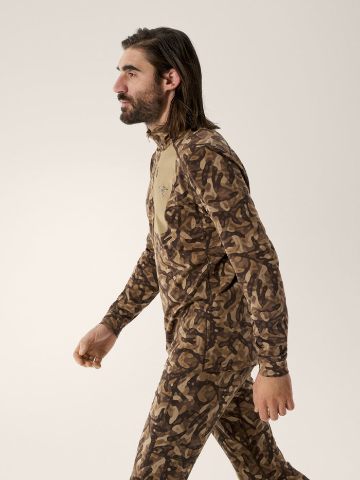 Rho LT Zip Neck Men's - Print