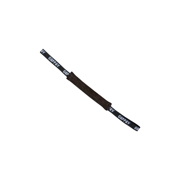 Rolled leather, soft, 3x25 cm, 2 handles