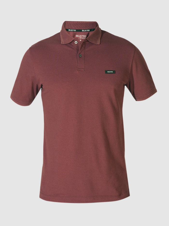 Rose Brown Slim Fit Polo