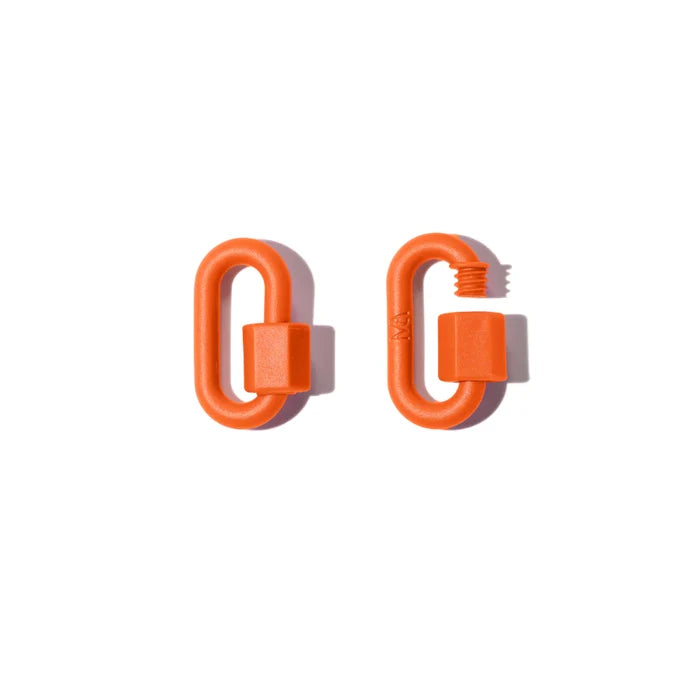 Rubber Chubby Medium Lock - Neon Orange