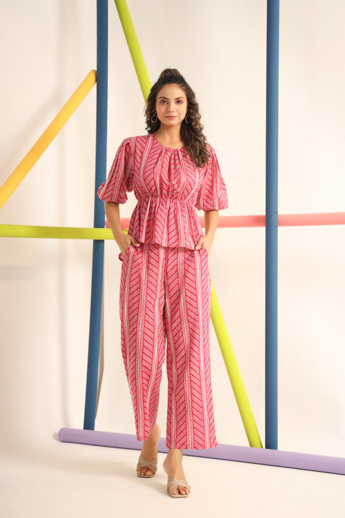 Ruby Cotton Co-ord Set