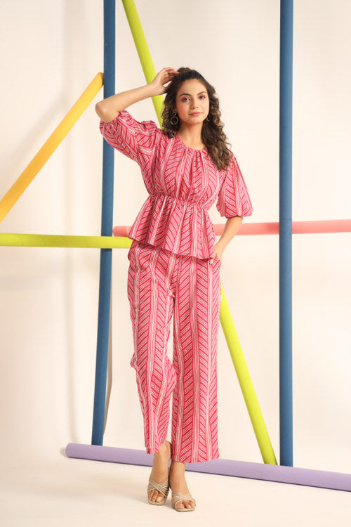Ruby Cotton Co-ord Set