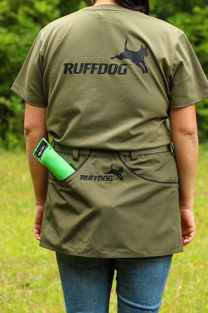 Ruffdog CYNA Dog Trainer Apron OLIVE