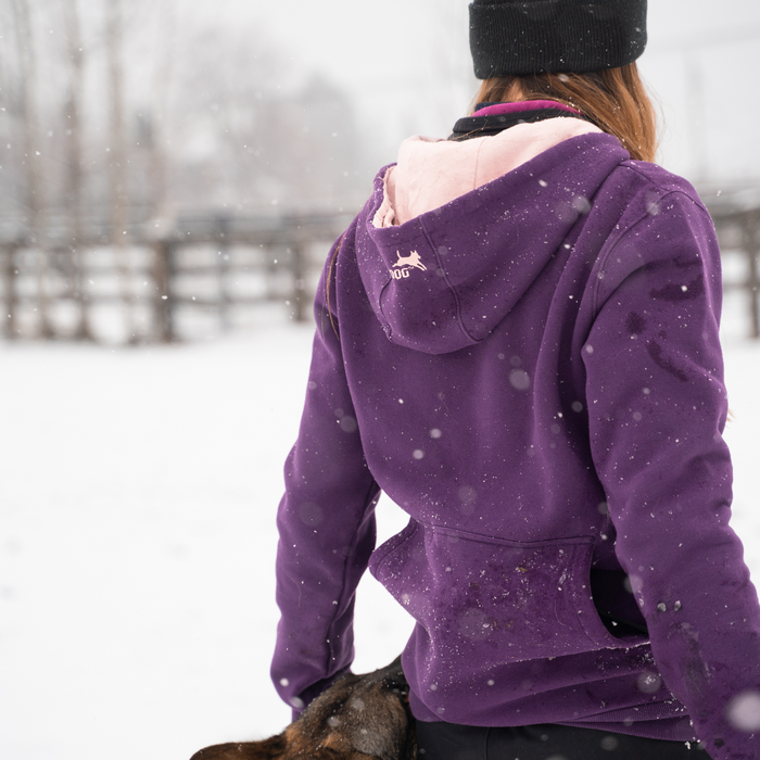 Ruffdog ODIN Hooded Fleece Dog Trainer Jacket ORCHID SAVE 60%