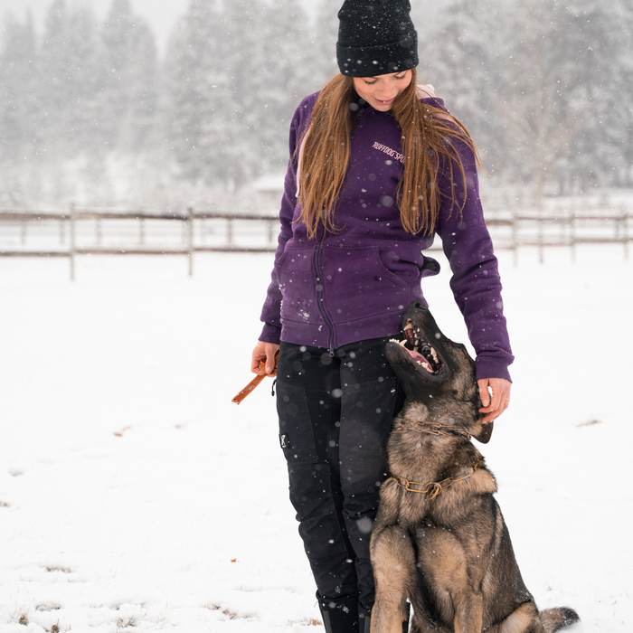 Ruffdog ODIN Hooded Fleece Dog Trainer Jacket ORCHID SAVE 60%